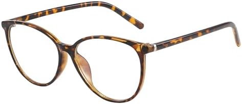 Blue Light Blocking Glasses for Women and Men Oval Cat Eye Computer Gaming Eyeglasses