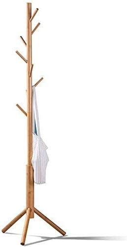 Pipishell Coat Rack, Solid Wood Coat Stand Tree Shape
