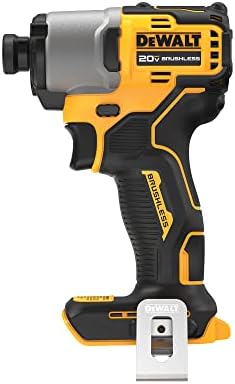 DEWALT 20V MAX* 1/4 in. Brushless Cordless Impact Driver (Tool Only) (DCF840B) (Renewed)