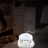 Phosooy Mosquito Trap, 4-in-1 Electric Pest Trap with 5 Sticky Board Refills, Night Light Dome Flea Trap Killer Works on Fleas, Moths, Mosquitoes for Indoor Use, Children Pets Safe