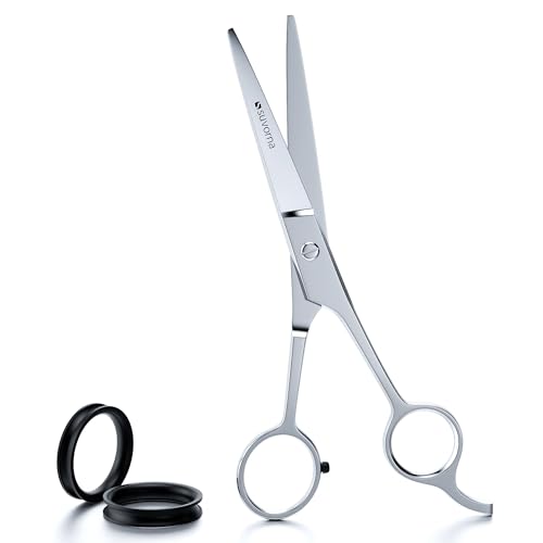 6.5" Hair Cutting Scissors for Professional, Barber & Hairdresser - Extremely Sharp Hair Shears for Cutting, Trimming, Grooming, Precision - Right Hand Hair Scissors for Men, Women, Adults.