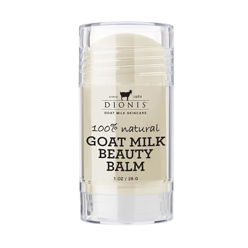 Dionis Goat Milk Skincare Multi-Purpose Hydrating Beauty Balm for Face, Lips, Eyes and Neck with Shea Beauty and Coconut Oil - Cruelty Free, Paraben Free, Non Greasy - 1oz Light Coconut Scent