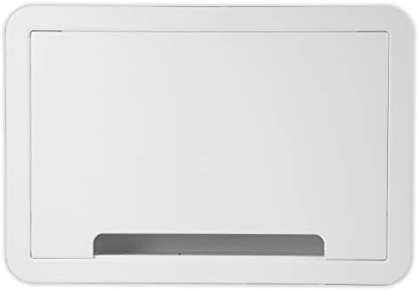 Legrand - OnQ Cable Management, Structured Media Enclosure, in-Wall Enclosure, TV Home Theater Box, Recessed Storage Box, Dual Purpose, 9 Inches, white (ENP0900-NA)