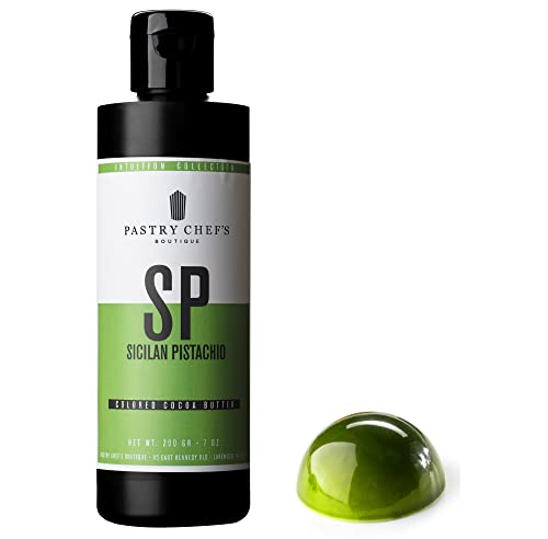 Pastry Chef's Boutique Intuition Collection Premium Colored Cocoa Butter Coloring for Chocolate - 7 oz. - Sicilian Pistachio