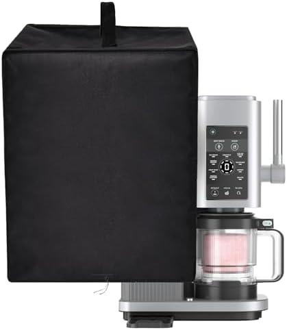 Ice Cream Machine Dust Cover for Ninja NC701 Swirl by CREAMi Ice Cream and 16oz Soft Serve Maker, Heavy Duty Waterproof Dust Protective Cover Case for Ninja NC701 Ice Cream Maker