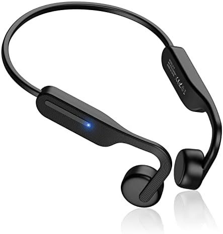 Bone Conduction Headphones Open Ear Headphones Bluetooth 5.4 Sports Wireless Earphones with Built-in Mic, Sweat Resistant Headset for Running, Cycling, Hiking, Driving