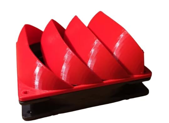 120/140mm PC Fan Deflector | Redirect Computer Airflow | Improve PC Thermals and Cooling | Fan Duct | PC Accessories | Gift for Techy (140mm, Yellow)