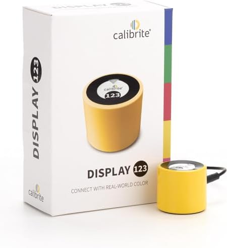 Calibrite Display 123 Colorimeter - Monitor Calibration Device with Calibrite PROFLER Software (CCDIS123)