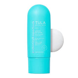 TULA Skin Care Ultimate Sun Serum - PentaPeptide Sunscreen, Broad Spectrum SPF 50, UVA + UVB Protection, Silky, Weightless Formula Glides On & Absorbs Instantly, 1.69 fl. oz.