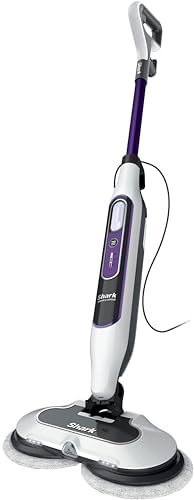 Shark S8201 Steam & Scrub with Steam Blaster Technology All-in-One Hard Floor Steam Mop with 3 Steam Modes & LED Headlights, Purple (Renewed)
