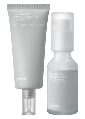 celimax Dual Barrier Skin Wearable Cream 50ml + Dual Barrier Skin Boosting Serum 30ml Bundle