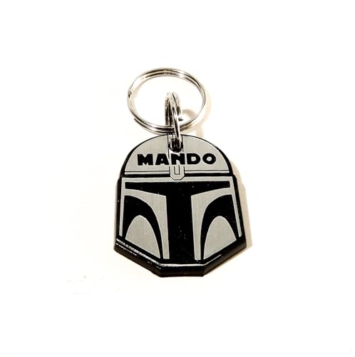 Personalized Kylo Ren Pet Tag, Storm Trooper Pet Tag, Darth Vader, Mando, Ewok, Bo-Katan, Chewie, Captain Rex, Ahsoka (Mando)