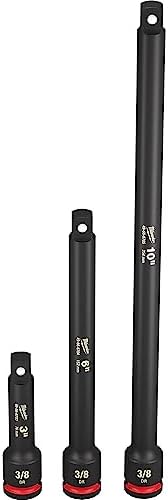 Milwaukee Electric Tool 3 Piece 3/8"" Drive Impact