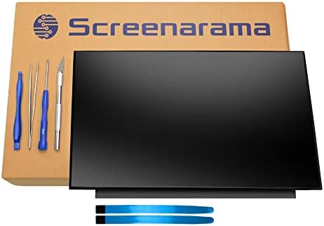 SCREENARAMA New Screen Replacement for NT156WHM-N44 V8.0, HD 1366x768, Matte, LCD LED Display with Tools