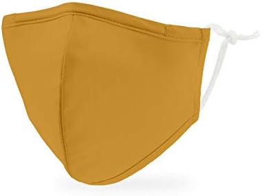 WEDDINGSTAR 3-Ply Kid's Washable Cloth Face Mask Reusable and Adjustable with Filter Pocket