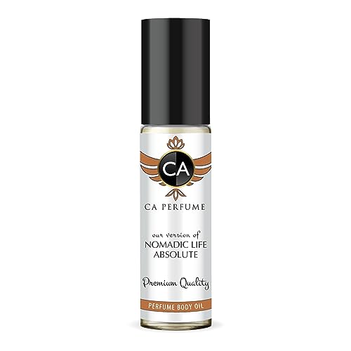 CA Perfume Impression of Nomadic Life Absolute For Women Replica Fragrance Body Oil Dupes Alcohol-Free Essential Aromatherapy Sample Travel Size Concentrated Long Lasting Roll-On 0.3 Fl Oz/10ml