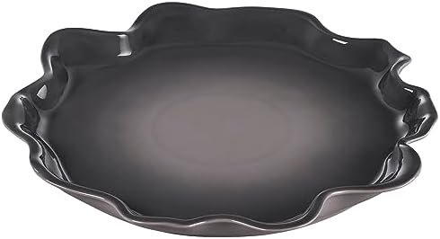 Le Creuset Stoneware Iris Collection Serving Platter, 14", Oyster
