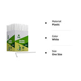 Comfy Package [Case of 9,120] Individually Wrapped Straws, Disposable Plastic Flexible Drinking Straws - BPA Free - White