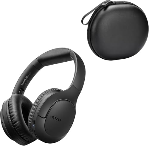 TOZO Bluetooth 5.4 Over Ear Headphones, Headphone Case Cover HT2 HA1 HT1 Wireless Headphones,