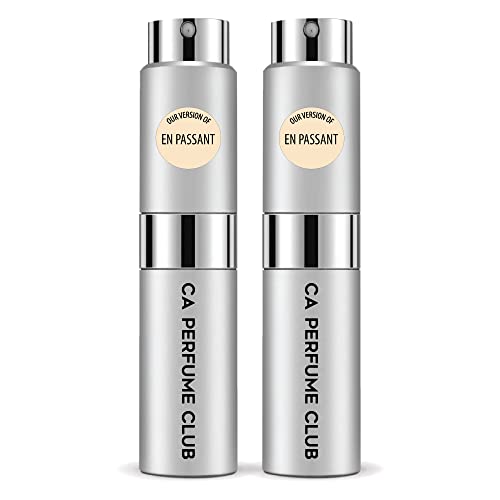 CA Perfume Club Impression of Fredarik M. En Passant For Women & Men Replica Version Fragrance Dupes Concentrated Long Lasting Eau de Parfum Spray Refillable Atomizer Bottle 0.27 Fl Oz-X2