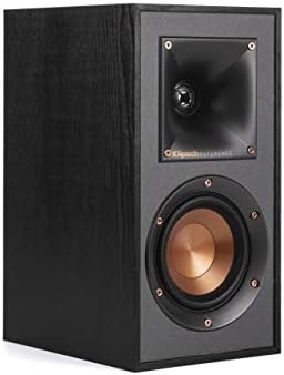 Klipsch R-41M Powerful Detailed Bookshelf Home Speaker Set of 2 Black (Renewed)