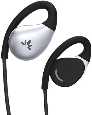 Avantree Resolve - 3.5mm AUX Wired Open-Ear Earbuds with Mic & Volume Control, Designed for Medium - Large Ears & Compatible with Traditional 3.5mm AUX Phones Tablets PC - Corded Headphones w/Earhook