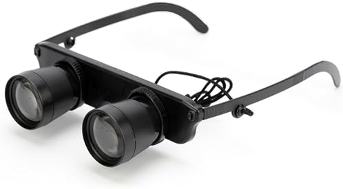 Binocular Glasses Hands Free, Professional Hands Free Binocular Glasses for Fishing, Bird Watching, Sports, Concerts, Theater, Opera, TV, Sight Seeing, Binocular Glasses and Opera Glasses