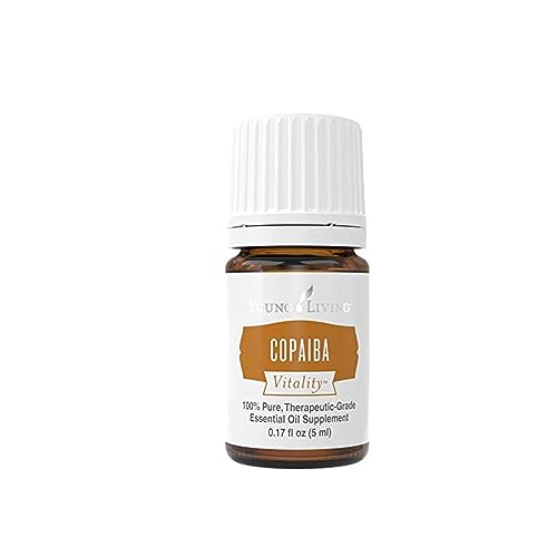 Copaiba Vitality 5ml Essential Oil by Young Living - Has Robust, Earthy Flavor - Buttery, Delicate Flavor - Supports Overall Wellness - Relaxing Moment