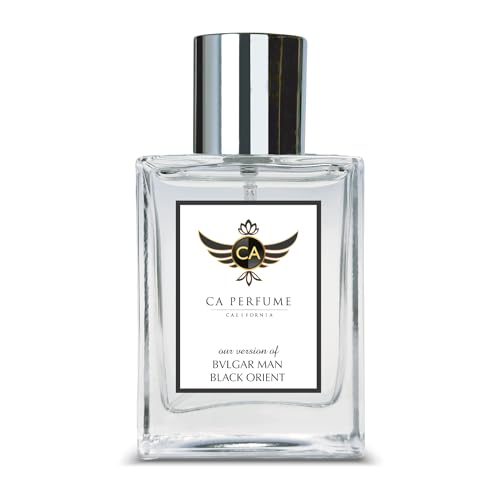 CA Perfume Impression of Bvlg Man Black Orient For Men Replica Version Fragrance Dupes Concentrated Long Lasting Eau de Parfum Spray Refillable Atomizer Bottle 1.7 Fl Oz/50ml-X1