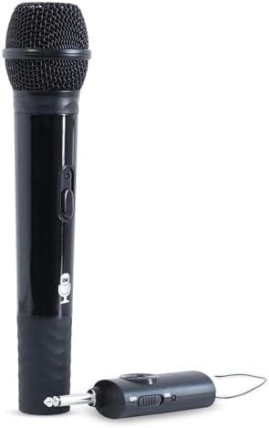 Singing Machine SMM-107 Karaoke Wireless Microphone, Black