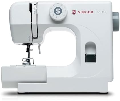 SINGER M1000.662 Lightweight & Portable Sewing Machine With 32 Stitch Applications, LED Light & Top drop-in bobbin for Hems | Great for Mending