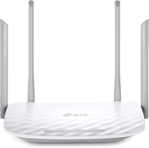 TP-Link AC1200 WiFi Router (Archer A54) - Dual Band Wireless Internet Router, 4 x 10/100 Mbps Fast Ethernet Ports, Supports Guest WiFi, Access Point Mode, IPv6 and Parental Controls
