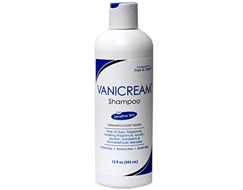 Vanicream Shampoo For Sensitive Skin 12 OZ (Pack of 3)