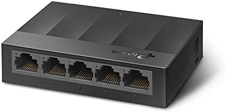 TP-Link Litewave 5 Port Gigabit Ethernet Switch | Desktop Ethernet Splitter | Plastic Case | Unshielded Network Switch | Plug & Play | Fanless Quiet | Unmanaged (LS1005G) (Renewed)