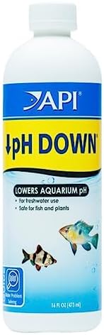 API Aquarium Pharmaceuticals 30B pH Down Aquarium pH Adjuster, 16 oz, Model Number: 17163020301, Hook