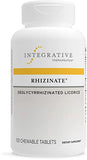 Integrative Therapeutics - Rhizinate - Deglycyrrhizinated Licorice (DGL) - Original Licorice Flavor - 100 Chewable Tablets