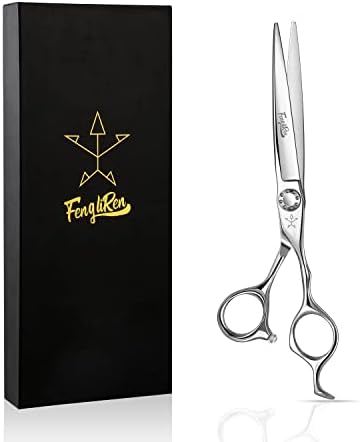 High-end Professional Extremely Very Sharp Barber Hair Cutting Scissors Hairdresser Shears For Hair 6.5 Inch Haircut Scissor Made Of Stainless Steel Alloy For Hairdressing Salon and Home Use