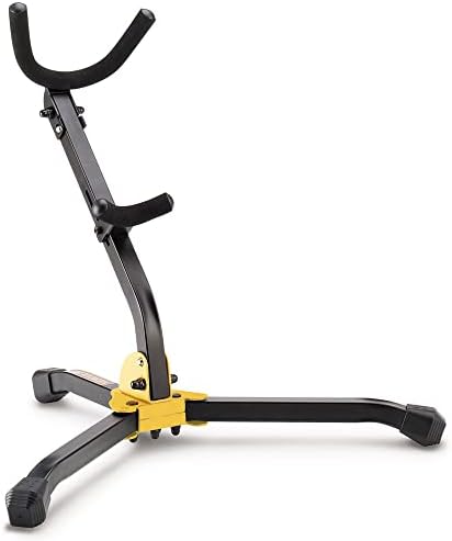 Hercules DS530BB Alto/Tenor Saxophone Stand with Bag,Black