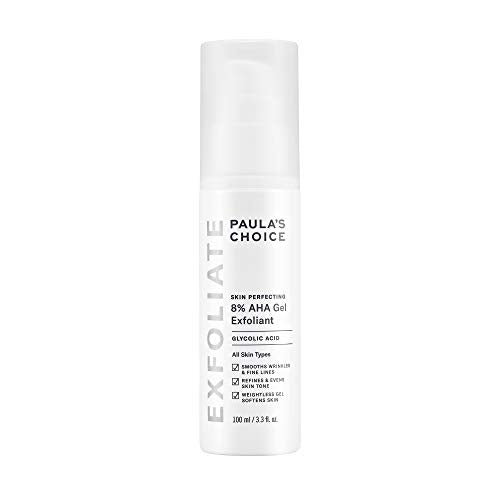 Paula's Choice SKIN PERFECTING 8% AHA Gel Exfoliant with Glycolic Acid Soothing Chamomile & Green Tea, Leave-On Gentle Exfoliator