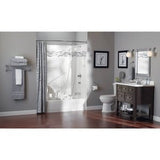 Stay steady in the bathroom with the Moen 18-Inch Grab Bar. This ADA grab bar supports up to 500 pounds and provides a reliable handhold whether you're showering, bathing, or using the toilet. It features a SecureMount design that allows for easy, secure