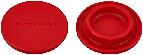 Le Creuset Silicone Mill Caps, 2 1/2", Cerise
