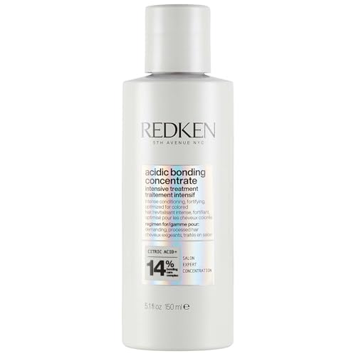 Redken Bonding Treatment for Damaged Hair Repair | Acidic Bonding Concentrate | Intensive Bonding Pre-Shampoo Hair Treatment | For Colored Hair & All Hair Types