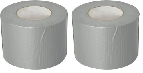 Nashua - 1087197 2280 Polyethylene Coated Cloth Multi-Purpose Duct Tape, 60 yds Length x 4" Width, Silver (Pack of 2)