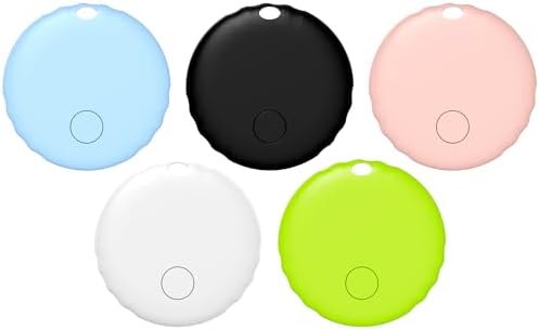 Air Tags, Smart Tag Works with Find My App (iOS Only), Keys Finder and Item Locator for Luggage, Backpack, Suitcases and More, Replaceable Battery, IP67 Waterproof Tracking Tags-5 Pack