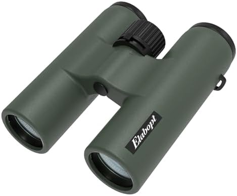 8x32ED Compact Binoculars for Adults – High-Powered BAK4 Prisms, Diamond White Coating, Waterproof & Fogproof, Rubber Armored – Ideal for Bird Watching, Hunting, Travel, Outdoor Sports