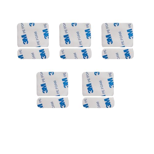 3M PE Foam Adhesive Tape for SimpliSafe Entry Sensors, Strong Mounting Tape, White, No Cutting Needed, Peel and Stick, Double Sided, All Weather for Homeowners & DIY Security 5 Sensor, 5 Magnet