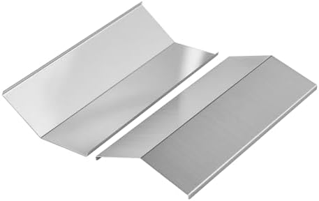 Oklagarden Flame Tamer Replacement for Nexgrill Replacement Parts 820-0033 820-0007B 2 Burner Heat Plates Megamaster 820-0033M Parts Heat Shield Grill Parts Cuisinart CGG-306 Flame Tamer Grill Parts