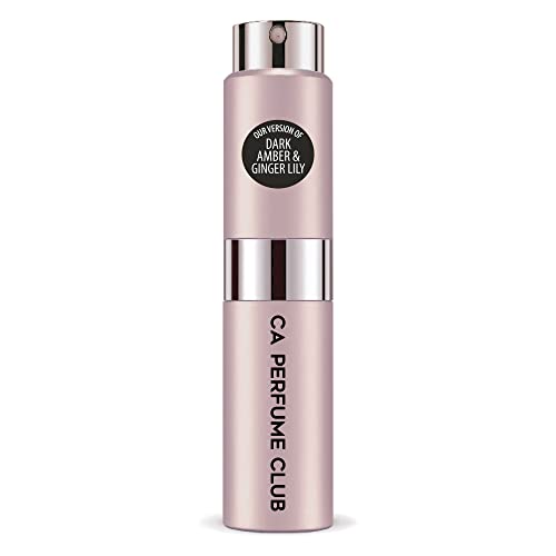 CA Perfume Impression of Jo M Dark Amber & Ginger Lily For Women Replica Version Fragrance Dupes Concentrated Long Lasting Eau de Parfum Spray Refillable Atomizer Bottle 0.27 Fl Oz/8ml-X1