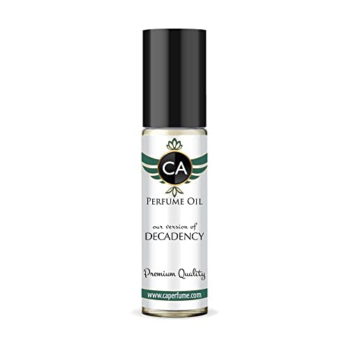 CA Perfume Impression of M. Jacobs Decadency For Women Replica Fragrance Body Oil Dupes Alcohol-Free Essential Aromatherapy Sample Travel Size Concentrated Long Lasting Attar Roll-On 0.3 Fl Oz/10ml