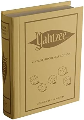 WS Game Company Yahtzee Vintage Bookshelf Edition